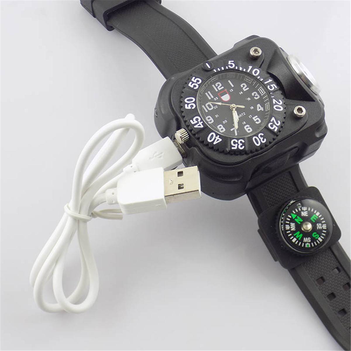 New Wristwatch Flashlight Torch Illumination Outdoor Sports Waterproof ...