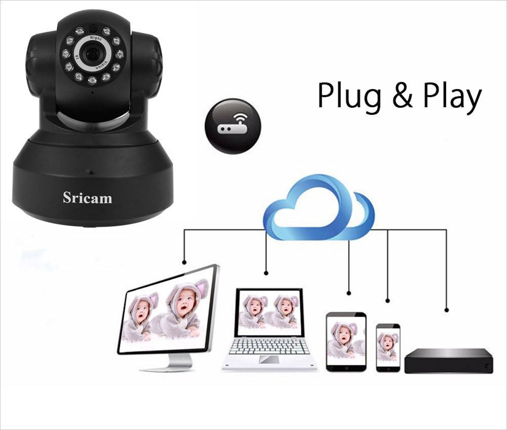 Wireless Security Surveillance HD IP Camera WiFi 720P HD Mini Infrared