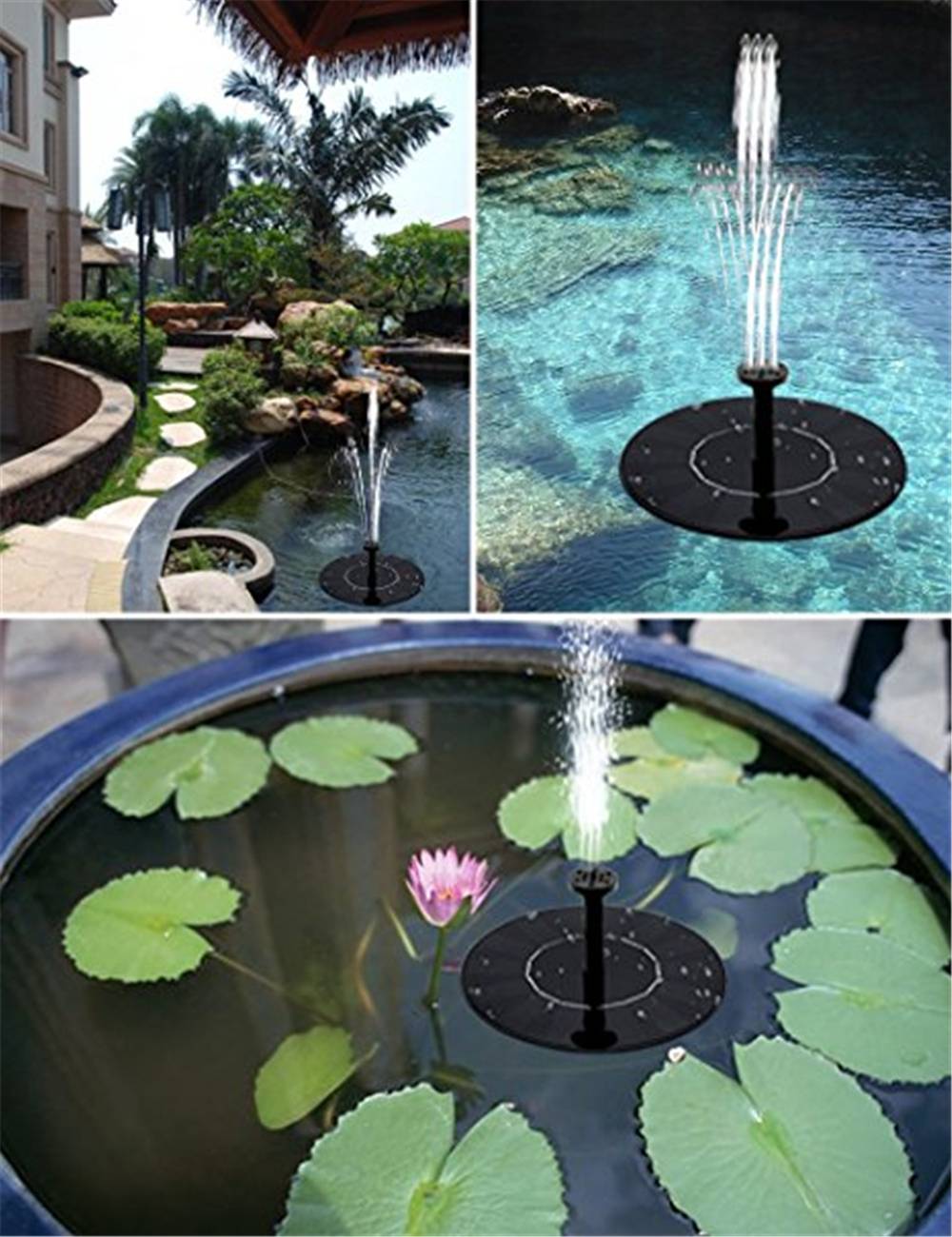 solar fountain for swimming pool