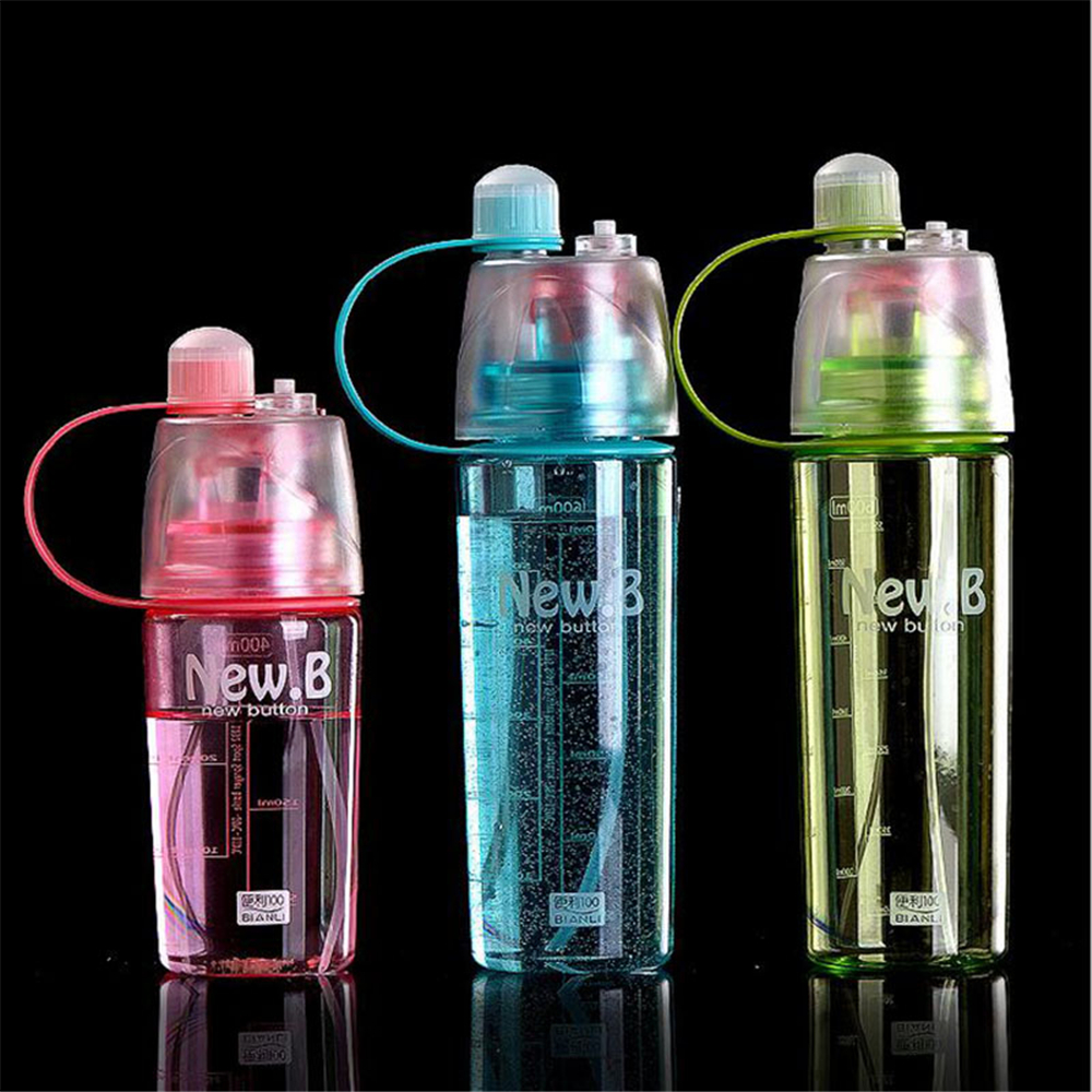 New Drink Bottle Sports Spray Water Bottle With Spray Mist For Adult