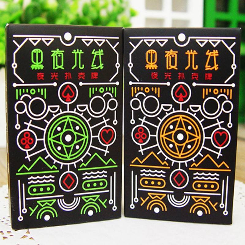 night glowing creative poker toy luminous board game