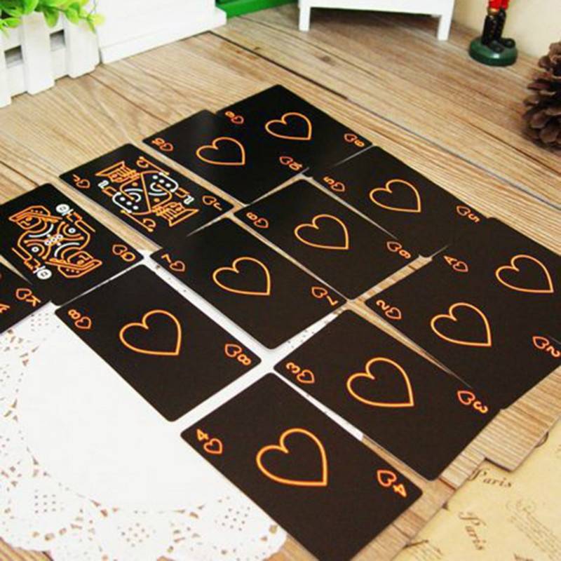night glowing creative poker toy luminous board game