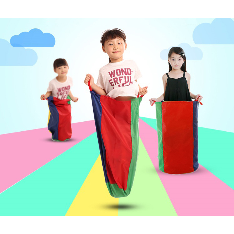 Kangaroo Jumping Bag Outdoor Games Potato Sack Race Kid Outdoor Activity Balance Training Tool